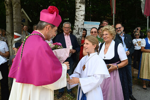 Wallfahrtsmesse in der Lourdesgrotte Maria Gugging