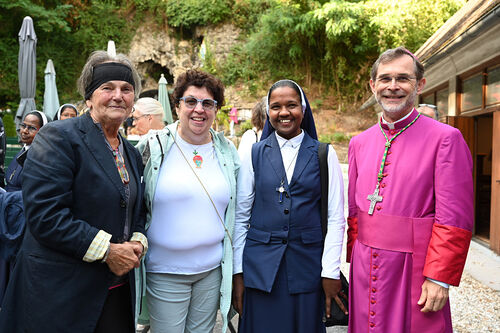 Wallfahrtsmesse in der Lourdesgrotte Maria Gugging